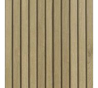 YENHOME Papel Pintado Pared Listones de Madera 3D Dormitorio 40x500cm Papel Vinilo Adhesivo Pared Efecto Paneles de Madera Salon Marron Vinilo para Muebles Cocina Tabla Armarios Lavable