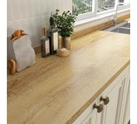 Yenhome Vinilo Adhesivo Muebles Madera Natural 40x300cm Papel Adhesivo Madera Roble para Mueble Rollo Vinilo Autoadhesivo Encimera Cocina Resistente al Calor Decorativo para Puerta Mesa Tabla Librería