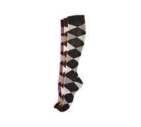 Yenita Calcetines hasta la rodilla marrón / gris / lila / negro 35-38 marrón / gris / lila / negro