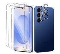 Yenwen 3 Piezas Protector de Pantalla para Samsung Galaxy S26 Plus 5G con 2 Piezas Protector de Lente de Cámara para Samsung S 26 Plus, Ultra HD Cristal Templado, Dureza 9H, Anti Arañazos