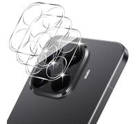Yenwen Protector de cámara para Xiaomi 15T 5G / 15T Pro, paquete de 3 unidades, dureza 9H, antiarañazos, lente de vidrio templado, protección HD transparente para cámara trasera, transparente