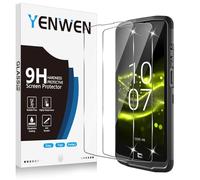 Yenwen Protector de pantalla para Crosscall Core M6 para cristal templado, 2 unidades, dureza 9H, cristal protector de pantalla HD transparente