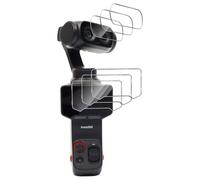 Yenwen Protector de pantalla para Insta360 Luna Ultra, 3 unidades de vidrio templado con 3 protectores de cámara, dureza 9H, HD transparente