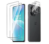 Yenwen Protector de Pantalla para OnePlus Nord 2T 5G, 2 Piezas Cristal Templado con 2 Piezas Protector de Lente de Cámara, 9H Dureza Vidrio Templado para OnePlus Nord 2T 5G