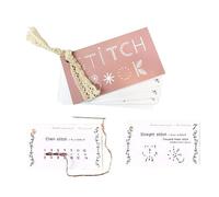 Yeomju Mini Libro de Costura Creativo - Juego de Tarjetas para Mejorar Habilidades, Bordado y Técnicas - Portátil