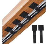 Yeomju Organizador de Cables Set de 40, Abrazaderas de Cable Reutilizables con Fuerte Adhesión, Ajustables para Electrónica, Hogar y Oficina (Negro)