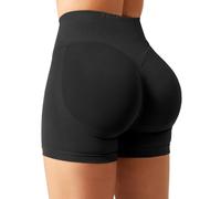 YEOREO SoftHue - Pantalones cortos deportivos para mujer con efecto scrunch butt, levantamiento invisible, para gimnasio, entrenamiento, 11.4 cm, leggings cortas sin costuras, para mujer, push up