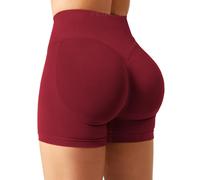 YEOREO SoftHue - Pantalones cortos deportivos para mujer, invisibles, para levantamiento de glúteos, para gimnasio, entrenamiento, 4,5 pulgadas, sin costuras, leggings cortos para mujer Push Up Booty