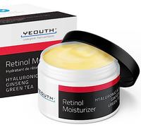 YEOUTH Crema con Retinol y Acido Hialuronico, Ginseng y Té Verde, Noche Hidratante crema retinol mujer Para una Apariencia Más Suave 120g
