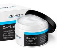 YEOUTH Crema Hidratante Facial Día Noche con Ácido Hialurónico, Mucina de Caracol y Tripéptido de Cobre, Crema Hidratante Facial Mujer y Hombres, Skin Care Sin Fragancia 118g