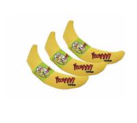 YEOWWW! Catnip Banana 3 PACK Pure Leaf & Flowertop Blend Cat and Kitten Toy