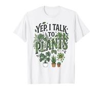 Yep, I Talk to Plants Funny Plant Whisperer Gardening Humor Camiseta