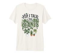 Yep, I Talk to Plants Funny Plant Whisperer Gardening Humor Camiseta Premium