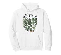 Yep, I Talk to Plants Funny Plant Whisperer Gardening Humor Sudadera con Capucha