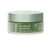 Yepoda The Depuff Eyespresso, parches para ojos con cafeína y té verde. Reducen la hinchazón y revitalizan el contorno. Veganos, coreanos, aptos para todo tipo de pieles. 60 uds / 90 g
