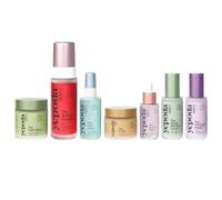 Yepoda The Full Glow Set, set esencial de K-Beauty con 7 productos: limpiadores, tónico, sérum, mascarilla y cremas. Cuidado de la piel vegano para todo tipo de pieles