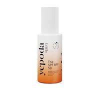 Yepoda The SPF BFF, Protector solar mineral con color de amplio espectro FPS 50 PA+++, protector y nutritivo, crema solar vegana coreana para todo tipo de pieles, 50 ml