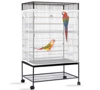 Yepper Cubierta de Jaula para Pájaros, Recolector de Semillas, Cubierta Grande para Jaula de Pájaros, Malla de Nylon Suave y Airosa Ajustable, Faldón de Malla para Jaula de Pájaros, Guarda de Semillas