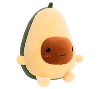 Yeqivo Bonito Juguete de Peluche de Aguacate, Cute Avocado Plush, Almohada rellena de Aguacate, Regalo para niñas, niños y Amigos (Amarillo,40CM)