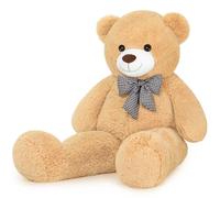 Yeqivo Oso de Peluche Osito de Peluche XXL Gigante Teddy Bear (marrón Claro, 2XL (1er Pack))
