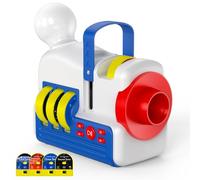 YEQOO Proyector de historias para niños, máquina educativa de sueños con 32 historias y 4 cartuchos de ciencia, libros de audio para niños pequeños, luz nocturna y ruido blanco, reproductor de cuentos