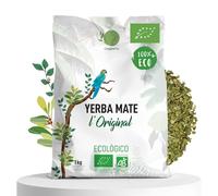YERBA MATE ECOLOGICA 1Kg - L´Original | Mate Ecológico, Recolectada a mano, sin ahumar, Sin tallos y sin Polvo | Bebida Energética y Detox
