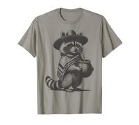 Yerba Mate Funny Argentina Paraguay Uruguay Mapache Vintage Camiseta
