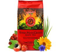 Yerba Mate Green 'Mas Energia Guarana' Brasilianischer Mate-Tee 1000g | fruchtiges Mate Tee | mit Guarana, Minzblatt, Zitronengras, Kornblumenblüten, Ringelblumenblätter und Mango-Aroma