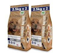 YERBERO - Light Diet Comida Hipoalergénica para Perros 2 Unidades de 2.5Kg Baja en Grasas - Alimento Light para Perros SIN Azúcares Añadidos - Pienso Natural con Glucosamina para Articulaciones