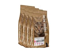 Yerbero Nature 4 uds de Salmon Comida Superpremium para Gatos de 1.5kg c/u con 28% de Ahorro.