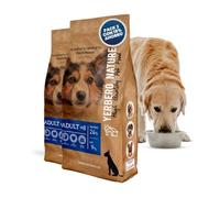 Yerbero Nature Adult +8 Pienso para Perros Senior Pack de 2 con 15% de Ahorro - Pienso 2 uds de 10kg - Comida Perros de Más de 8 Años para Pelo y Piel Sana - Comida Light Perro