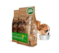 Yerbero Nature Adult Pienso para Perros Mini con 21% Ahorro - Pack de 2 uds de 3kg - Pienso para Perros Pequeños Fórmula Especial - Ingredientes Premium Digestibles para Perros Mini