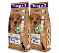 YERBERO Nature Gourmet Comida Hipoalergénica para Perros Pack 2 de 10kg con 15% de Ahorro - Pienso Monoproteico de Salmon - Sin Pollo - para Perros Alérgicos al Pollo - Low Grain - Sin Gluten