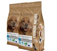 Yerbero Nature Pienso para Perros Grain Free Salmón - Pack de 2 Uds de 3kg con 20% de Ahorro - Comida Perros sin Cereales Salmón Alta Digestibilidad con Probióticos Vitaminas Minerales Omega3