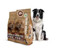 Yerbero Nature Pienso para Perros sin Cereales Pack 2 de 2.5kg con Cordero Boniato y Guisantes - Pienso Hipoalergénico con Omega 3 y Minerales - Comida Perros Grain Free con Probióticos Perro