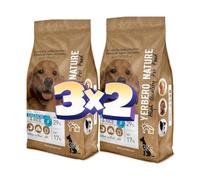 YERBERO Nature Pienso sin Gluten para Perros con Salmón y Arroz Pack de 3 de 3Kg con 33% de Ahorro - Alimento Hipoalergénico con Alta Digestibilidad - Comida Natural con 26% de Proteína y Omega 3