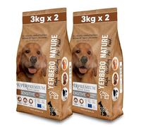 Yerbero Nature Sensitive, Pienso Hipoalergénico para Perros Adultos, Alimento Monoproteico de Cordero, Low Grain, con Arroz, Omega 3, Sin Gluten, Pack 2 de 3kg