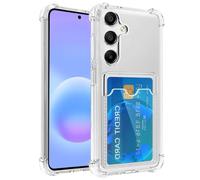 Yerebel Funda para Galaxy A57 5G / Samsung A57 SM-A576U Funda con tarjetero, fundas tipo cartera de TPU transparente protectora a prueba de golpes para Samsung Galaxy A57 5G