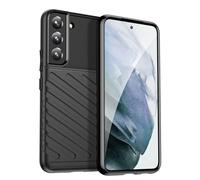 Yerebel Funda para Galaxy S21 Plus 5G, para Samsung S21 Plus SM-G996B, funda de TPU resistente de la serie Shield anticaídas a prueba de golpes para Samsung Galaxy S21+, color negro