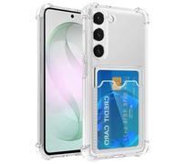 Yerebel Funda para Galaxy S25 FE / Galaxy S26FE 5G SM-S731B Funda con tarjetero, fundas tipo cartera de TPU transparente a prueba de golpes para Samsung Galaxy S25 FE