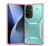 Yerebel Funda para Galaxy S26 Plus/para Samsung S26+ SM-S947U con cubierta de cámara deslizante, grado militar, antideslizante, resistente, a prueba de golpes, funda protectora para Samsung Galaxy S26
