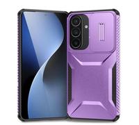 Yerebel Funda para Galaxy S26 Plus/para Samsung S26+ SM-S947U con cubierta de cámara deslizante, grado militar, antideslizante, resistente, a prueba de golpes, funda protectora para Samsung Galaxy S26