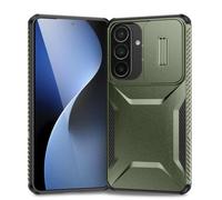 Yerebel Funda para Galaxy S26 Plus/para Samsung S26+ SM-S947U con cubierta de cámara deslizante, grado militar, antideslizante, resistente, a prueba de golpes, funda protectora para Samsung Galaxy S26