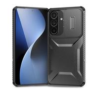 Yerebel Funda para Galaxy S26 Plus/para Samsung S26+ SM-S947U con cubierta de cámara deslizante, grado militar, antideslizante, resistente, a prueba de golpes, funda protectora para Samsung Galaxy S26