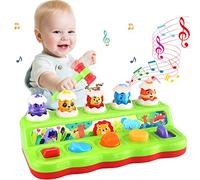 Yerloa Juguete Bebé 12-18 Meses Pop-Up con Animales, Luces y Sonidos - Juego Causa-Efecto Montessori para Niños 1 Año - Estimulación Motriz y Sensorial 1-3 Años - Regalo Educativo Cumpleaños Navidad