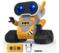 Yerloa Juguete Robot para Niños Niñas Regalo, Robot con Control Remoto Auto-Demo, Control por Gestos y Modo de Ojos Multicolores, Baile RC Robot para 3 4 5 6 7 8 Años