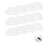Yerozhui Paquete de 12 paños de microfibra lavables de repuesto para limpiador de vapor de mano, almohadillas de microfibra duraderas compatibles con limpiador de vapor Karcher para suelos, ventanas