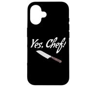 Yes Chef - Cocinero de Cocina Divertido Carcasa para iPhone 16