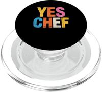 Yes Chef Funny Culinary Cook Cocina Humor profesional PopSockets PopGrip para MagSafe