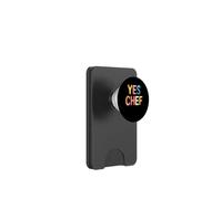 Yes Chef Funny Culinary Cook Cocina Humor profesional PopSockets PopWallet para MagSafe